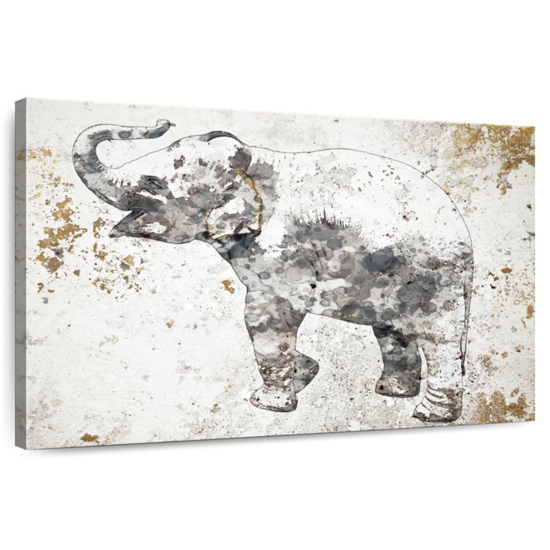 Bébé éléphant Brampt trompette, H 8 po x l 12 po
