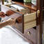 Crédence de rangement classique en bois massif de style américain de 78,74 po