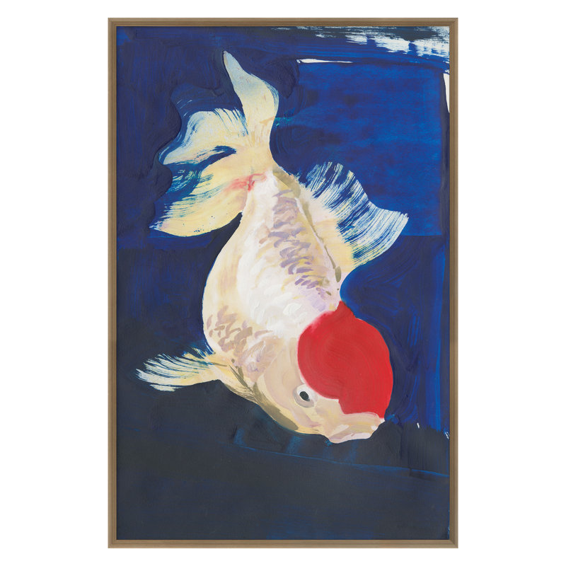 Life Aquatic 7 Print by PC Ngo, Gold Framed, 50" H x 33" W