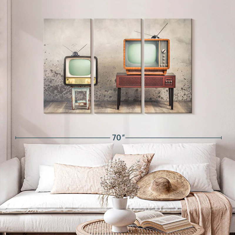 Senne Analog Televisions, 32" H x 50" W