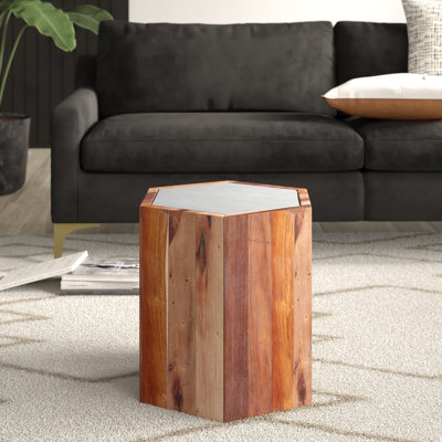 Laga Stone Top End Table