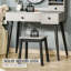 Garside Dressing Table Set with Mirror-728964188