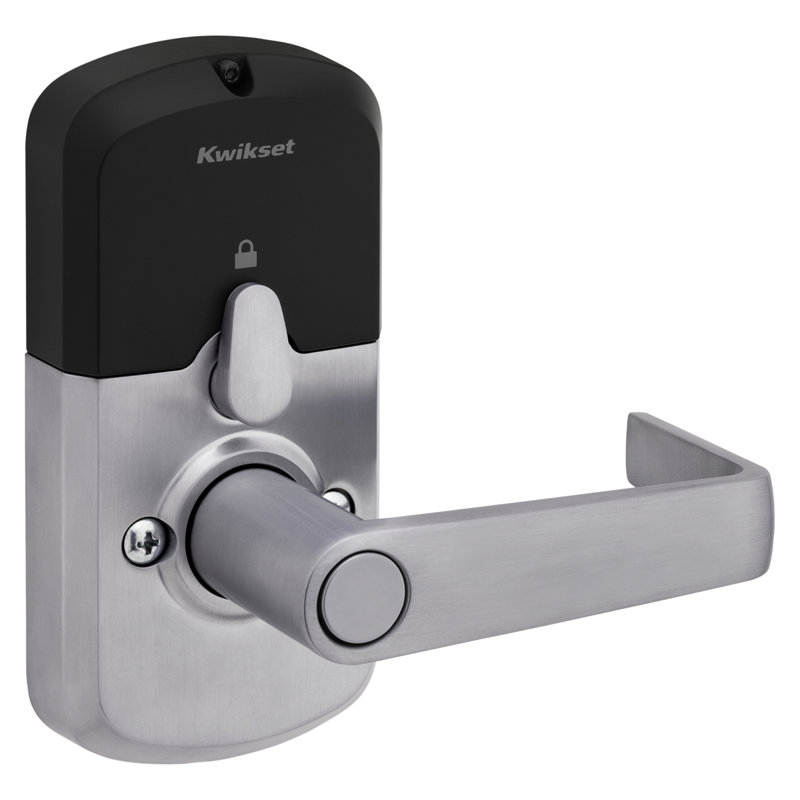 955 SmartCode Electronic Kingston Lever featuring SmartKey Security, Satin Chrome