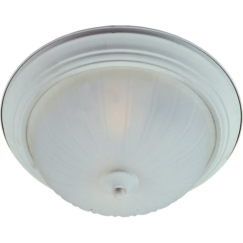 Plafonnier encastré Carder, Blanc, H 6 po x l 14 po