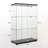 Two Door Glass Cabinet Glass Display Cabinet With 3 Shelves, Storage Cabinet, Display Cabinet, Glass Cabinet-362720962