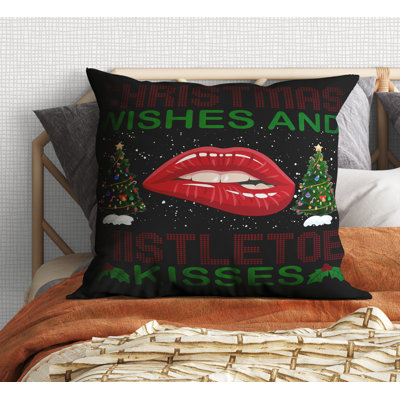 Outdoor Reversible Throw Pillow