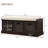 Rustic Storage Bench With 3 Removable Classic Rattan Basket , Entryway Bench With Removable Cushion-276792475