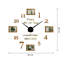 Family Photo Silent Wall Clock - 10cm