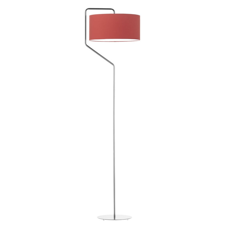 Eleanore 156cm Traditional Floor Lamp, Red