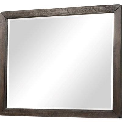 Miroir brun antique