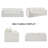 Wide Arm Upholstered Slipcovered Sofa-1907611571