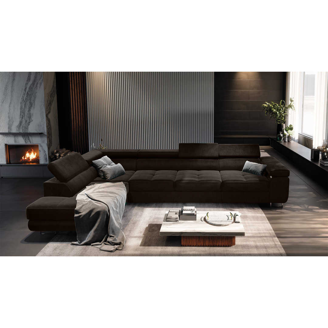 Ecksofa Escanaba mit Bettfunktion