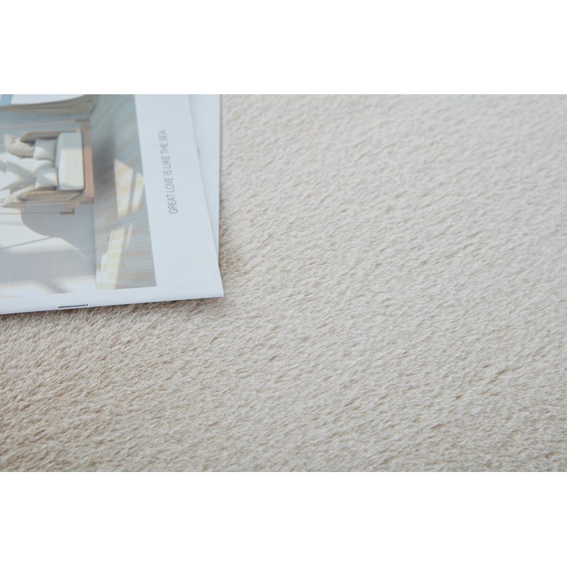 Tapis beige Princes, Rectangulaire 6 pi 7 po x 9 pi 10 po