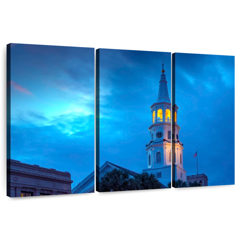 Adella Charleston Saint Michael Church, H 42 po x l 65 po