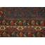 Tapis oriental pré-1900 à teinture végétale antique 4 x 6