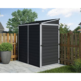 Palram - Canopia Skylight 4 ft. W x 6 ft. D Polycarbonate Lean-To Tool Shed