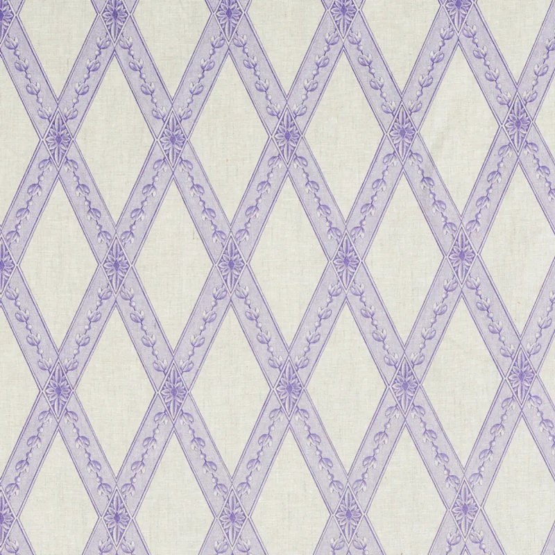 Toile Schumacher x Jill Lasersohn Les Losanges, Iris