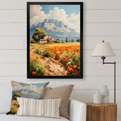 «Yveline Mont Saintevictoirepaul», impression sur toile