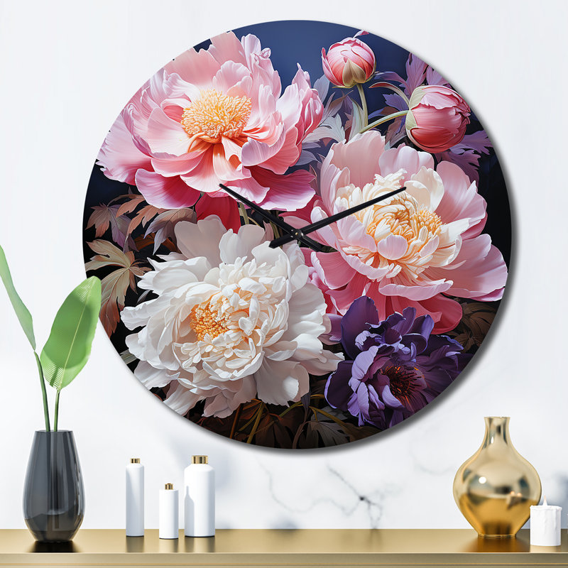 Horloge murale asiatique Asian Art, Grand