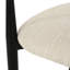 2 Cuir brun beige - cadre moderne en fer robuste, cuir moderne H 42 po, cadre 42