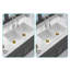 Évier de cuisine en porcelaine réfractaire à double cuve encastrable 32 po x 19 po x 10 po à double cuve en argile réfractaire double