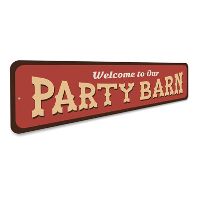 Panneau en aluminium Party Barn