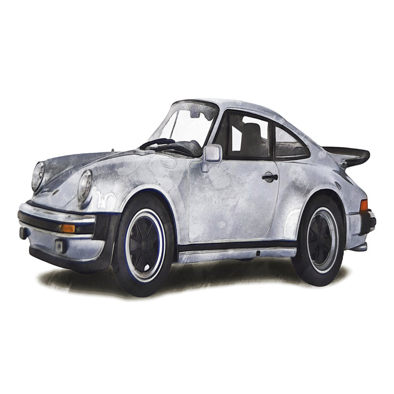 «Ata Classic Car I» sur toile par Alonzo Saunders, H 8 po x l 12 po
