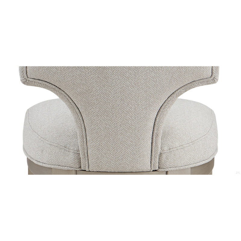 Ensemble de 2 chaises d'appoint au fini lin et champagne