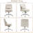 Upholstered Armless Task Office Chair without Wheels-1870263471