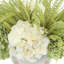 Floral Centerpiece with Hydrangeas and Ferns