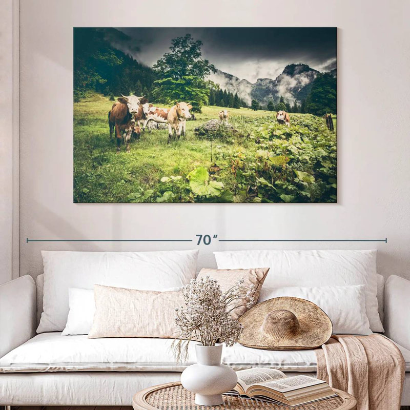 Brampt Cattle Of Tyrol, 34'' H x 51'' W