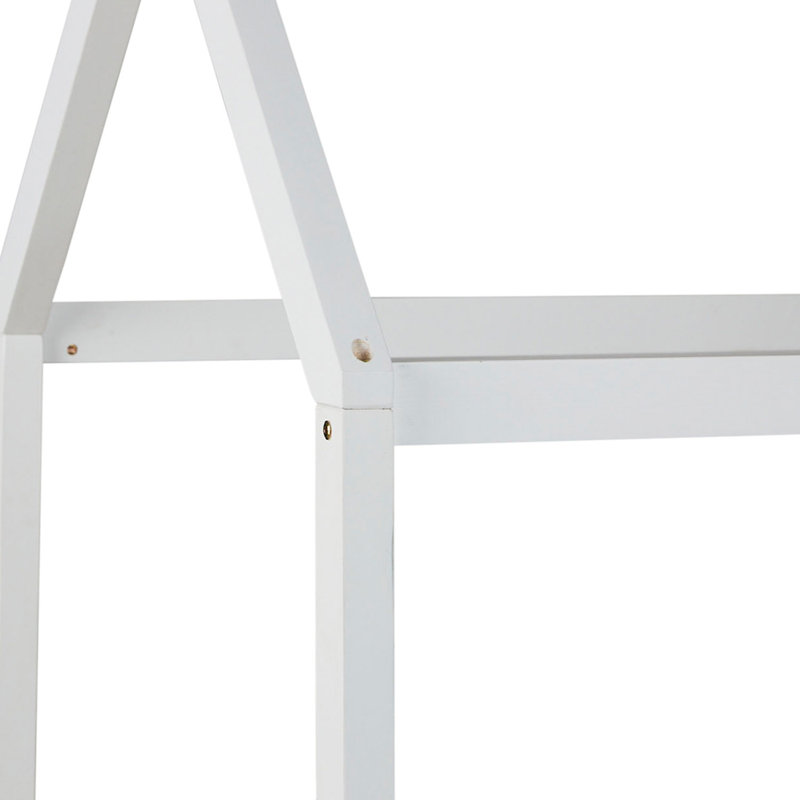 Raleigh 2 Drawer Solid Wood House Beds, White