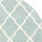 Dhurrie Hand Woven Flat Weave Wool/Cotton Geometric Rug in Light Blue/Ivory-10991684