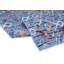 Tapis ikat bleu clair / rouge / ivoire Capp-221493617