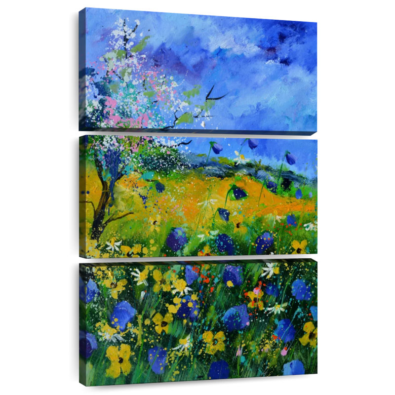 Fleurs sauvages d'été II, H 32 po x l 20 po