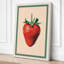 Strawberry Study Botanical - Wrapped Canvas-786429264-786429266