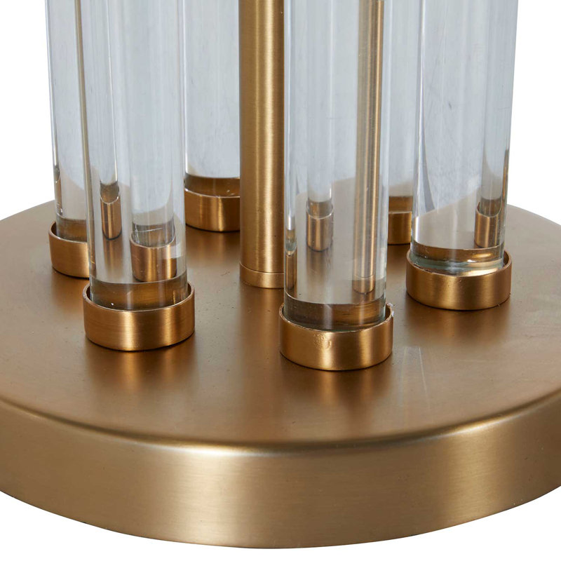 Merna Crystal/Metal Table Lamp