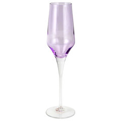 Home to Table Elegant Purple Flute Champagne Glasses Set of 4, 7oz With  Stem - Fancy Glass Cups - Mo…See more Home to Table Elegant Purple Flute