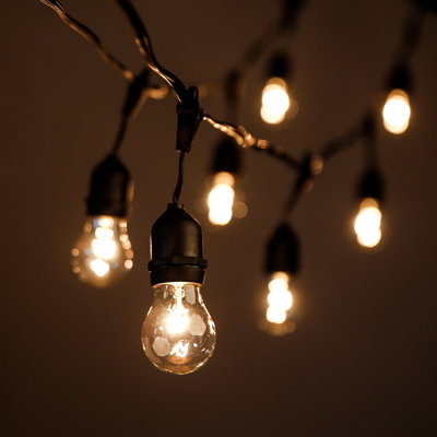 Outdoor 50 - Bulb 100'' Plug-in String Light