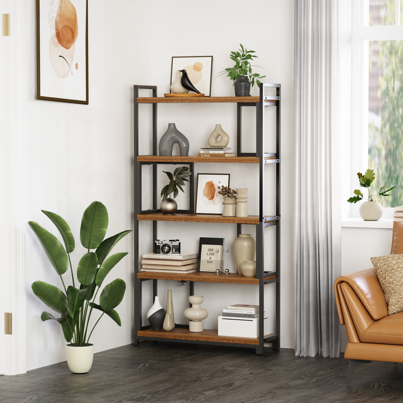 5-layer Corner Bookshelf