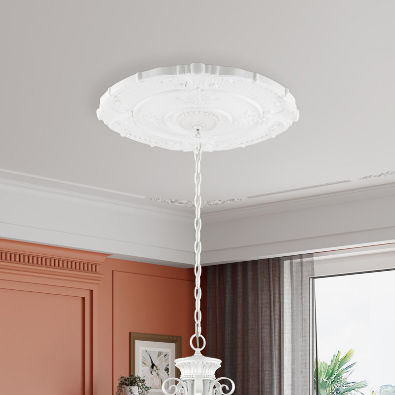 Mercerville Ceiling Medallion, 1.75" H x 22"W