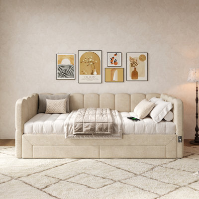 Metal Daybed with Trundle