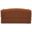 Canapé-lit pliable en velours côtelé Corduroy - Canapé convertible en mousse haute densité (orange)-133411918-133411928