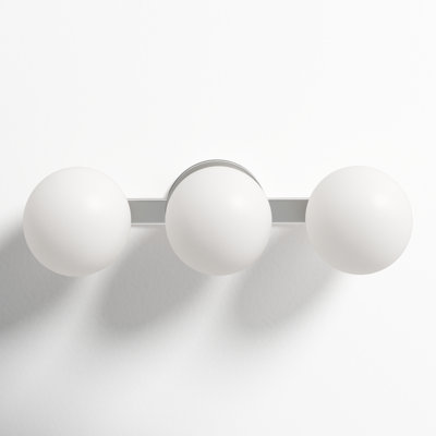 Samson 3 Light Frosted LED Vanity Light