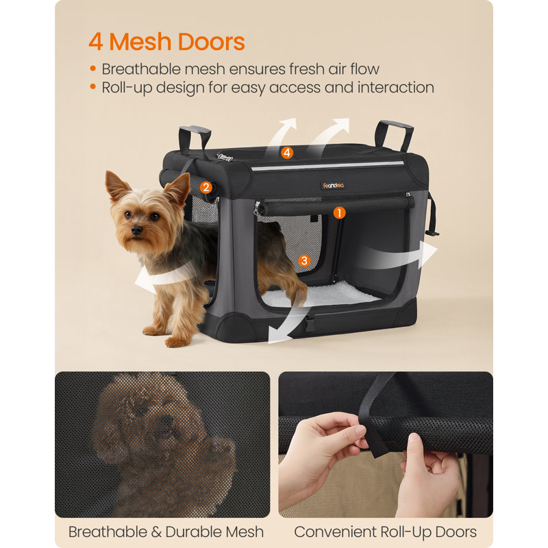 Canvas Collapsible Pet Crate