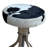 Extendable Round Bar Stool – TANGO (Black & White Cowhide)