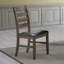 Table de salle à manger ronde et chaises d'appoint en noyer 3 pièces