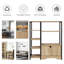 80 cm W Adjustable Height Shelving Unit