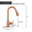 Pull Down Kitchen Faucet Single Handle Sink Faucet With Deck Plate-64366491