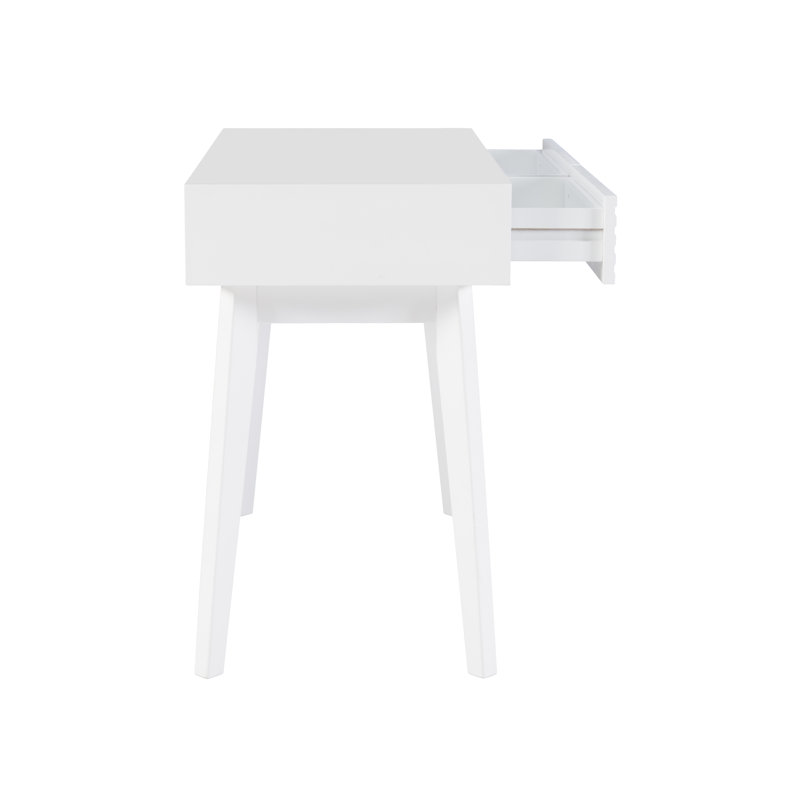 Raphael Solid Wood Base Writing Desk, White